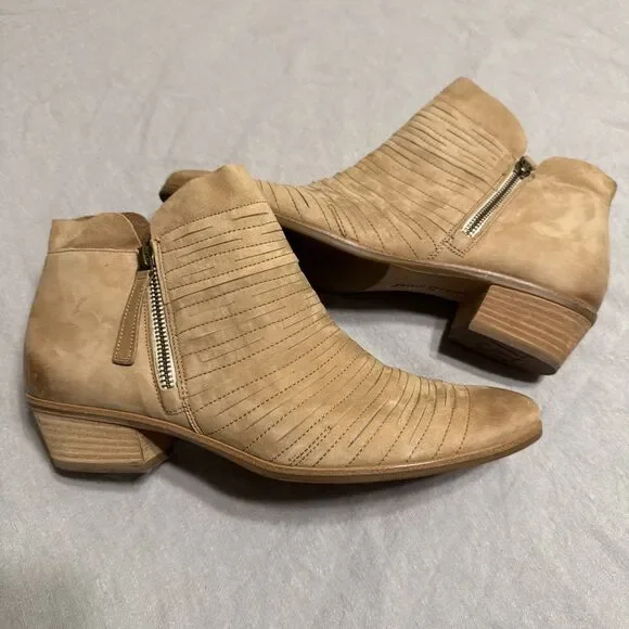Paul Green | Shoes | Paul Green Ankle Boots Tan Suede Womens Size Uk 65 85  Us Euc | Poshmark